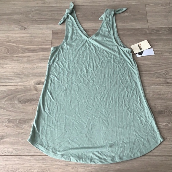 Nwt Miken Swim Shoulder Tie Beach Cover-Up Dress - Picture 2 of 4